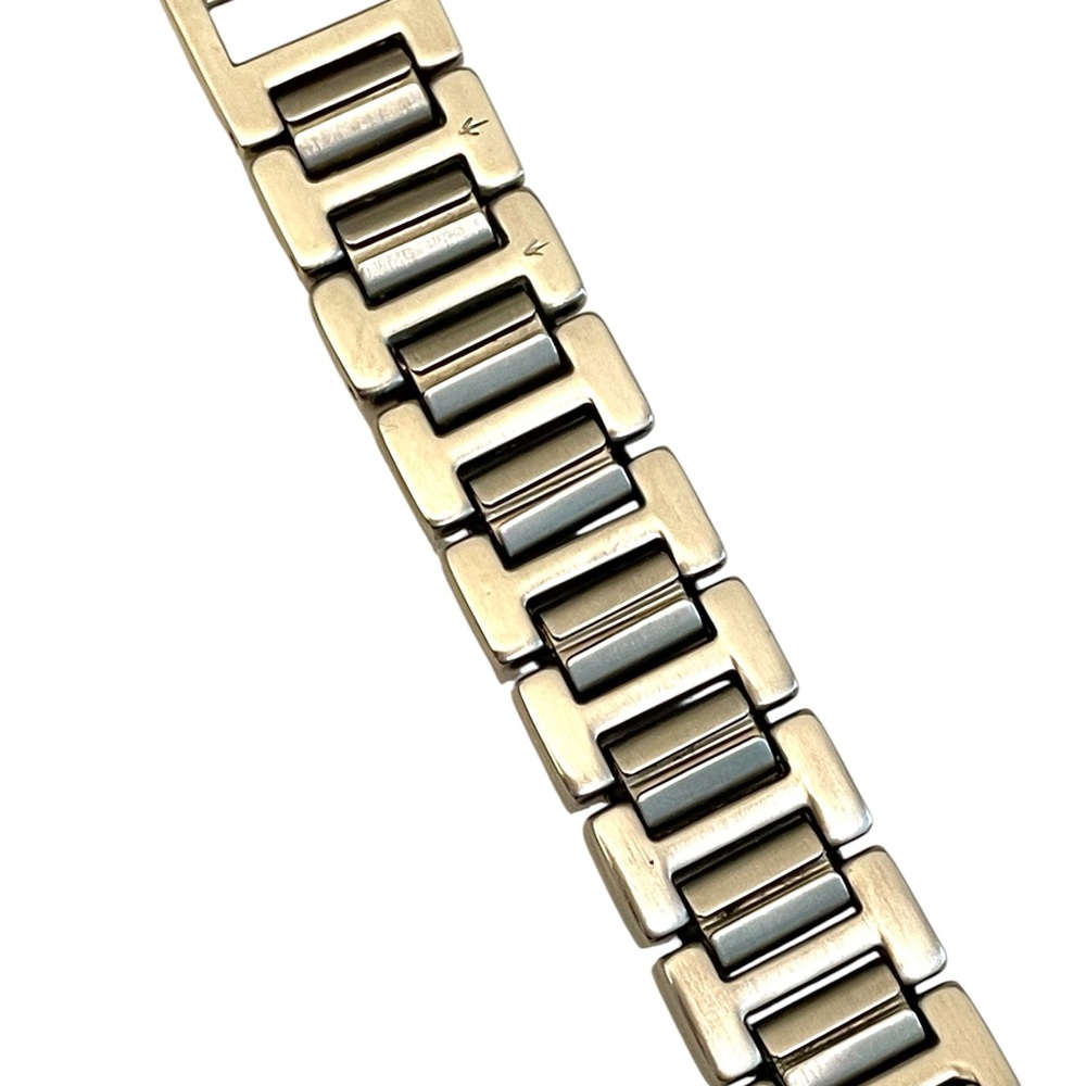Yves Saint Laurent Two-Tone Gold and Silver Bracelet Watch - Picture 14 of 17